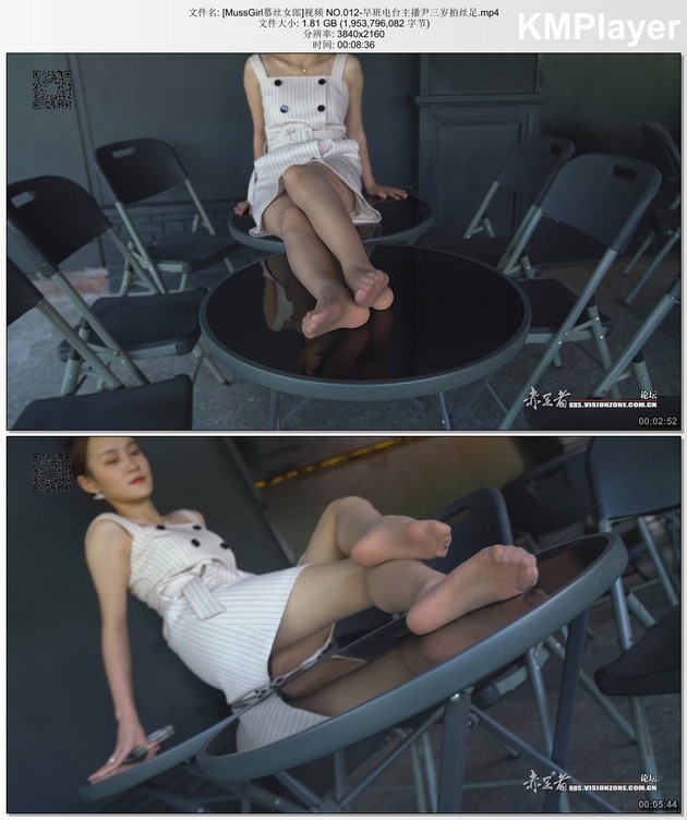 [MussGirl慕丝女郎]视频 NO.012-早班电台主播尹三岁拍丝足[1V-1.
