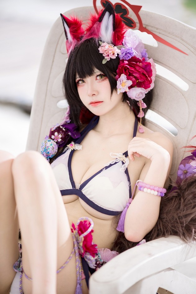 九柒喵 - NO.029 狐坂若藻水着 [23P-167MB]